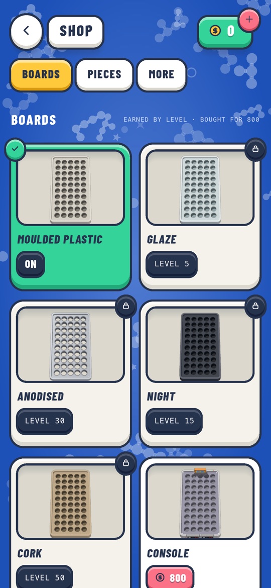 The shop with boards to unlock